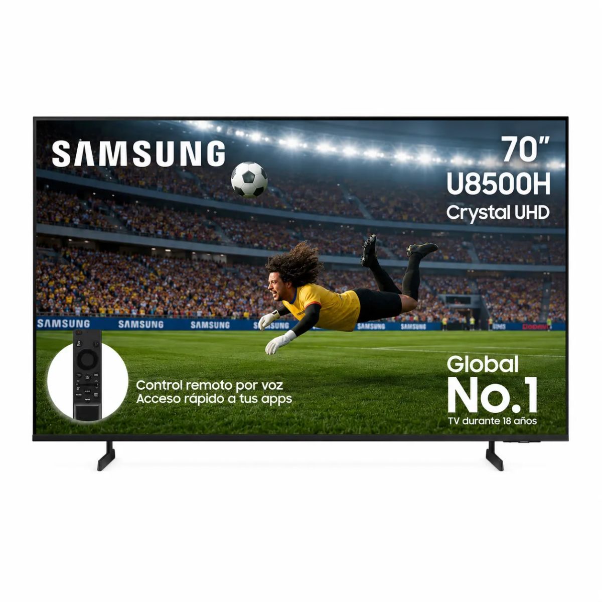 SAMSUNG - Televisor Samsung 70 Pulgadas 70U8500H 4K-UHD Smart TV Vision IA