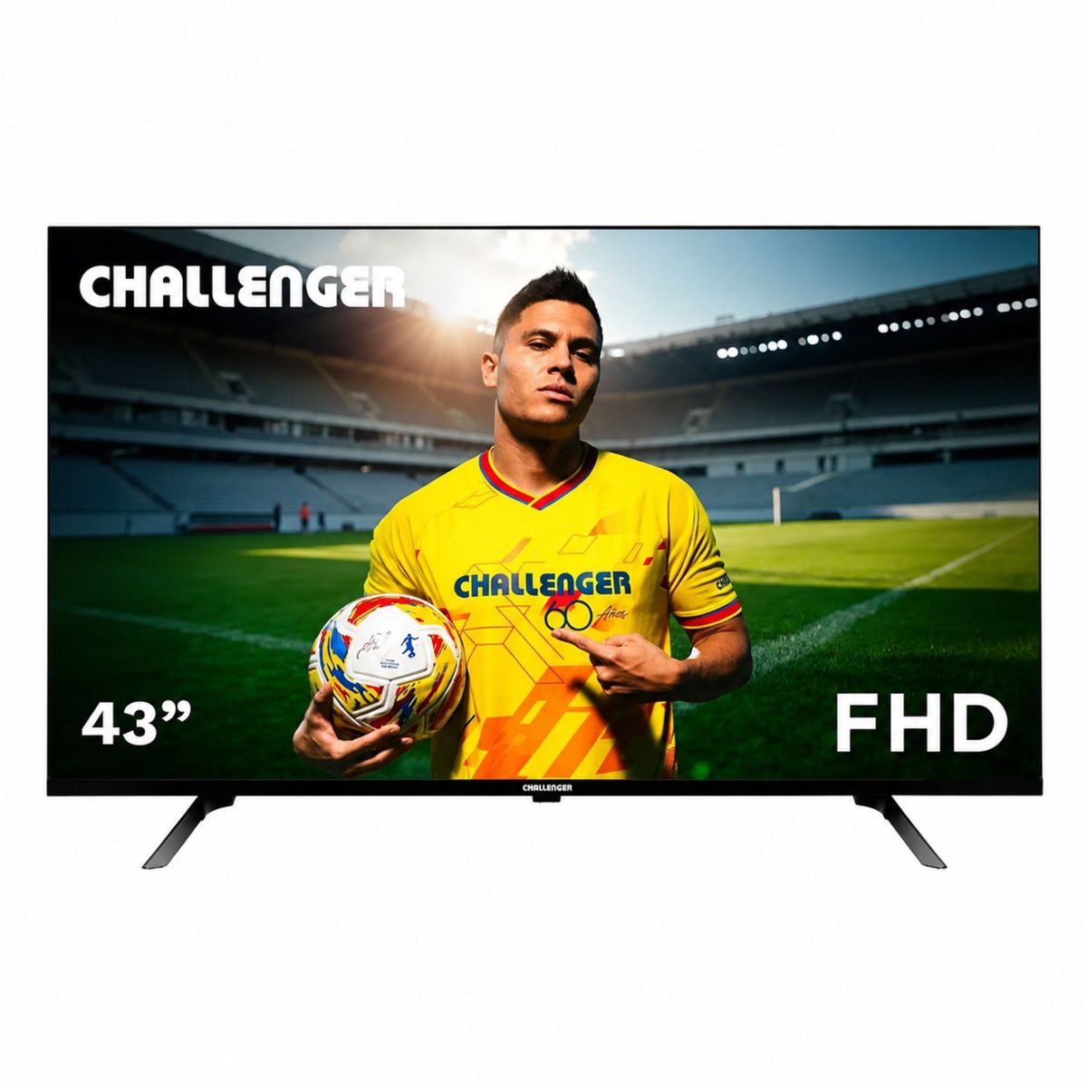 CHALLENGER - Televisor Challenger 43” FHD Smart TV Google TV 43KG90
