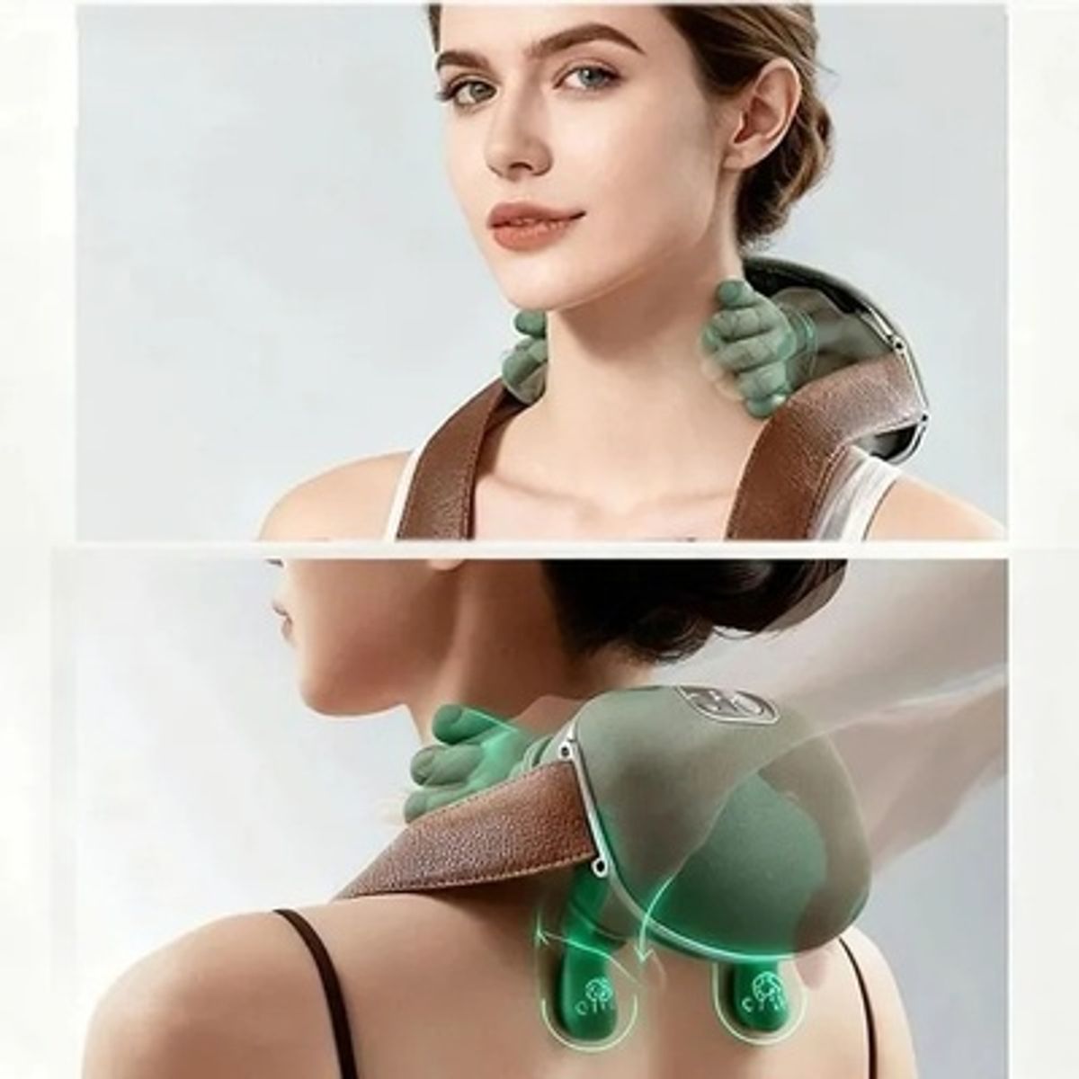 CONFORT - Masajeador Ajustable Hombros,Cuello y Espalda Relajación y Confort Diario
