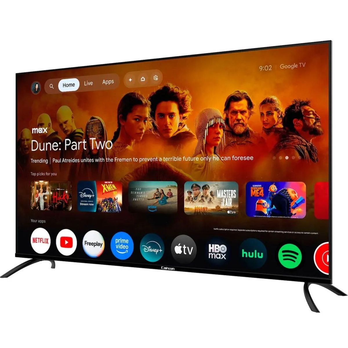 CAIXUN - Televisor Caixun 50 Pulgadas Smart QLED Google TV C50KAUGQ