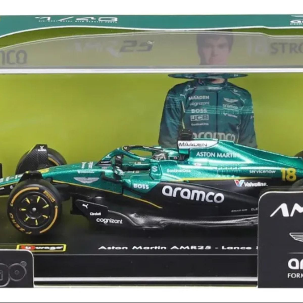 ASTON MARTIN - Auto F1 Aston Martin Amr25 A Escala 143 Lance Stroll 18