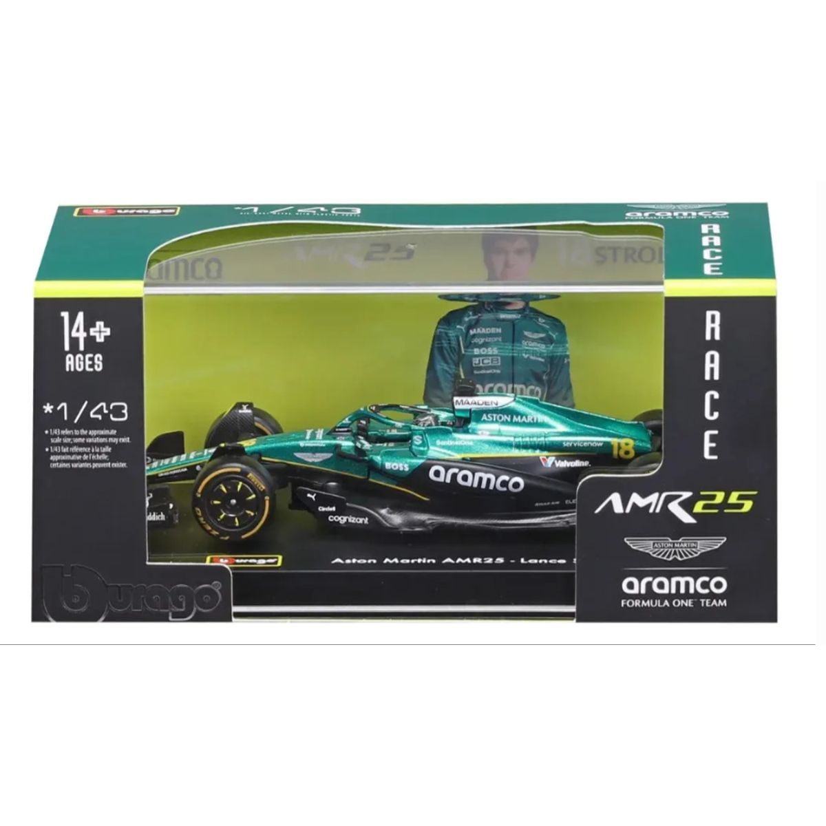 ASTON MARTIN - Auto F1 Aston Martin Amr25 A Escala 143 Lance Stroll 18