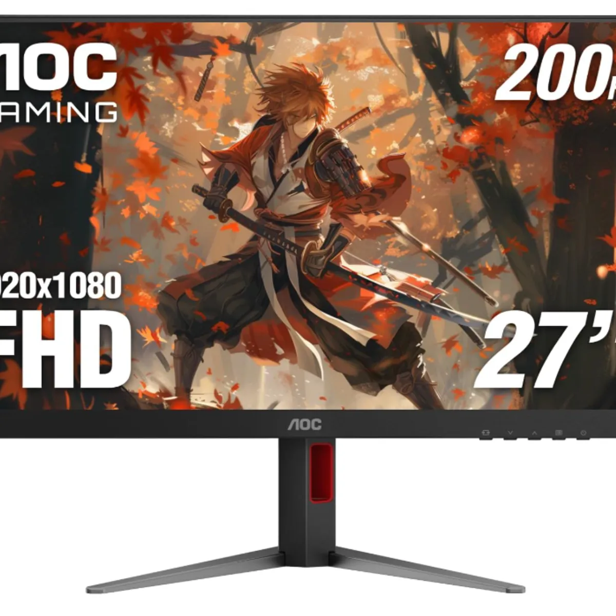 AOC - Monitor Gamer AOC 27G4H 27 FHD IPS 200Hz 1ms FreeSync