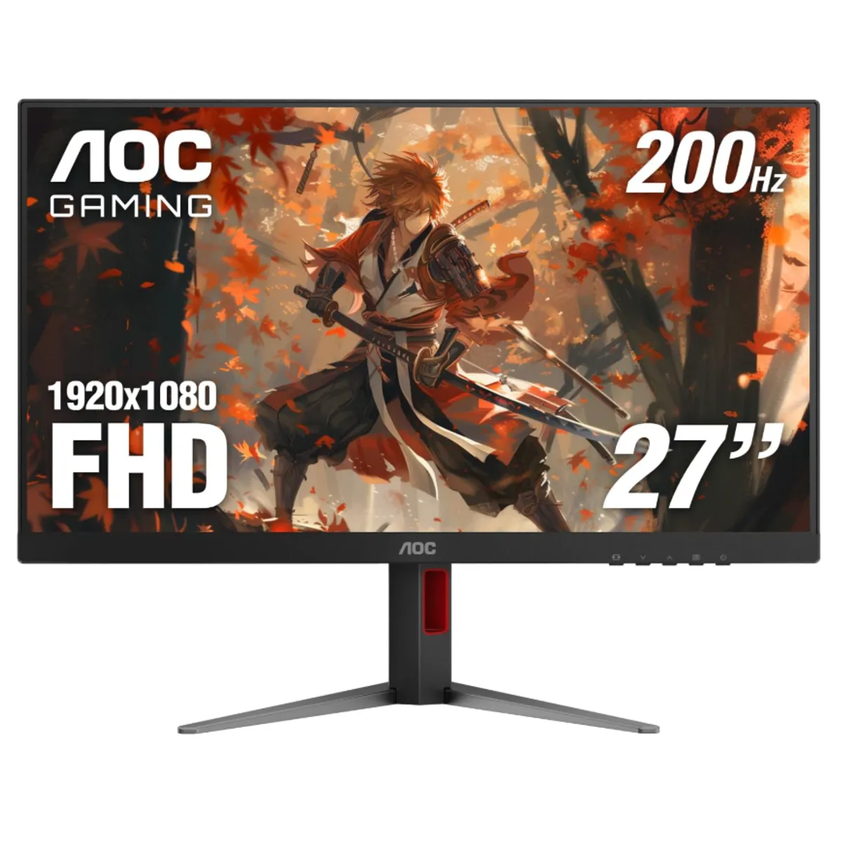 AOC - Monitor Gamer AOC 27G4H 27 FHD IPS 200Hz 1ms FreeSync