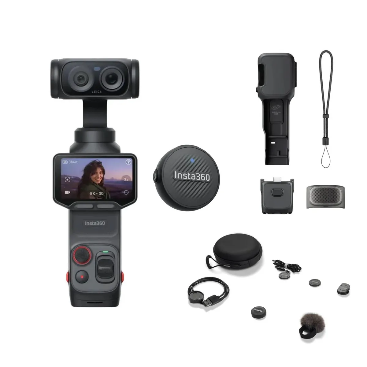 INSTA360 - Cámara Insta360 Luna Ultra Combo Mic Air