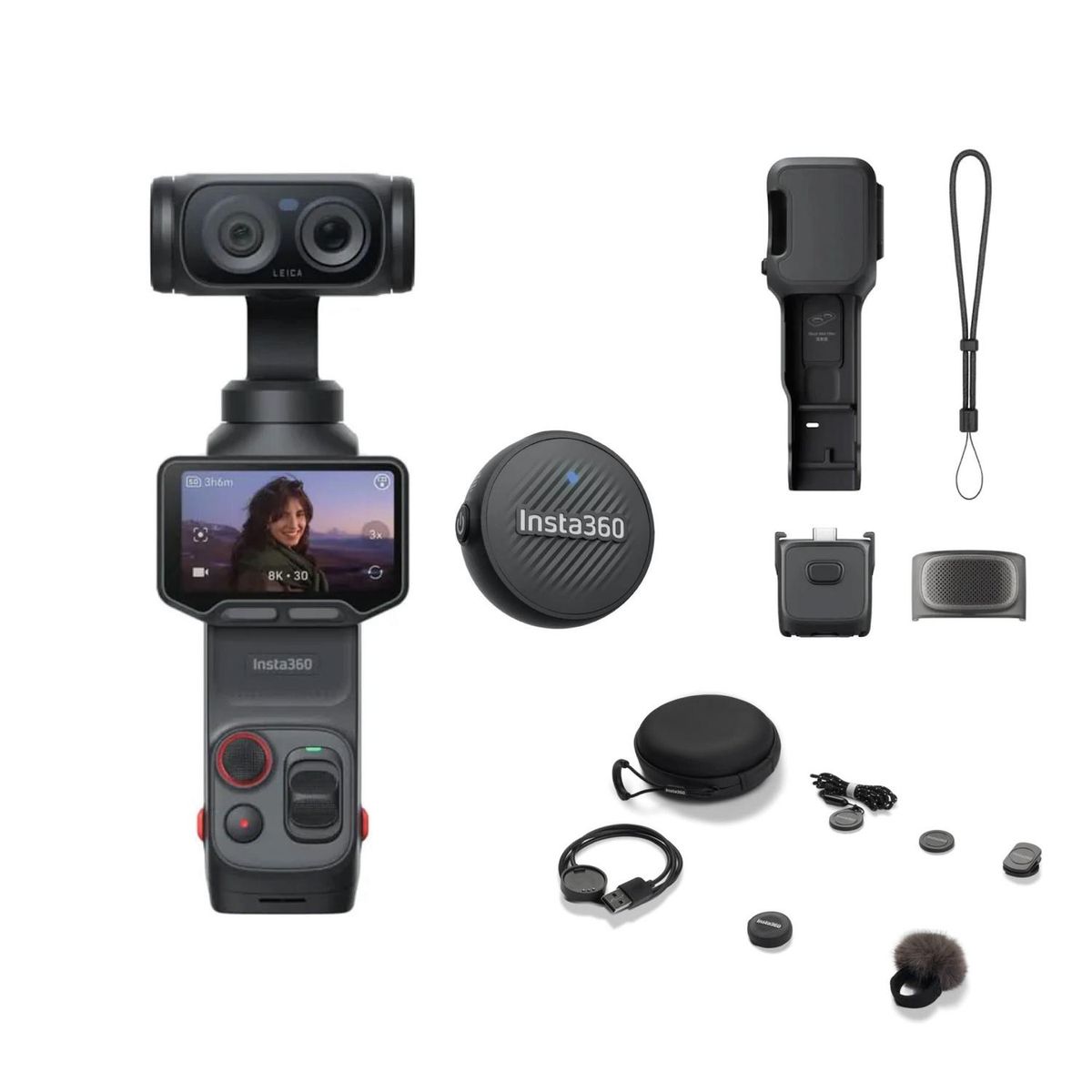 INSTA360 - Cámara Insta360 Luna Ultra Combo Mic Air
