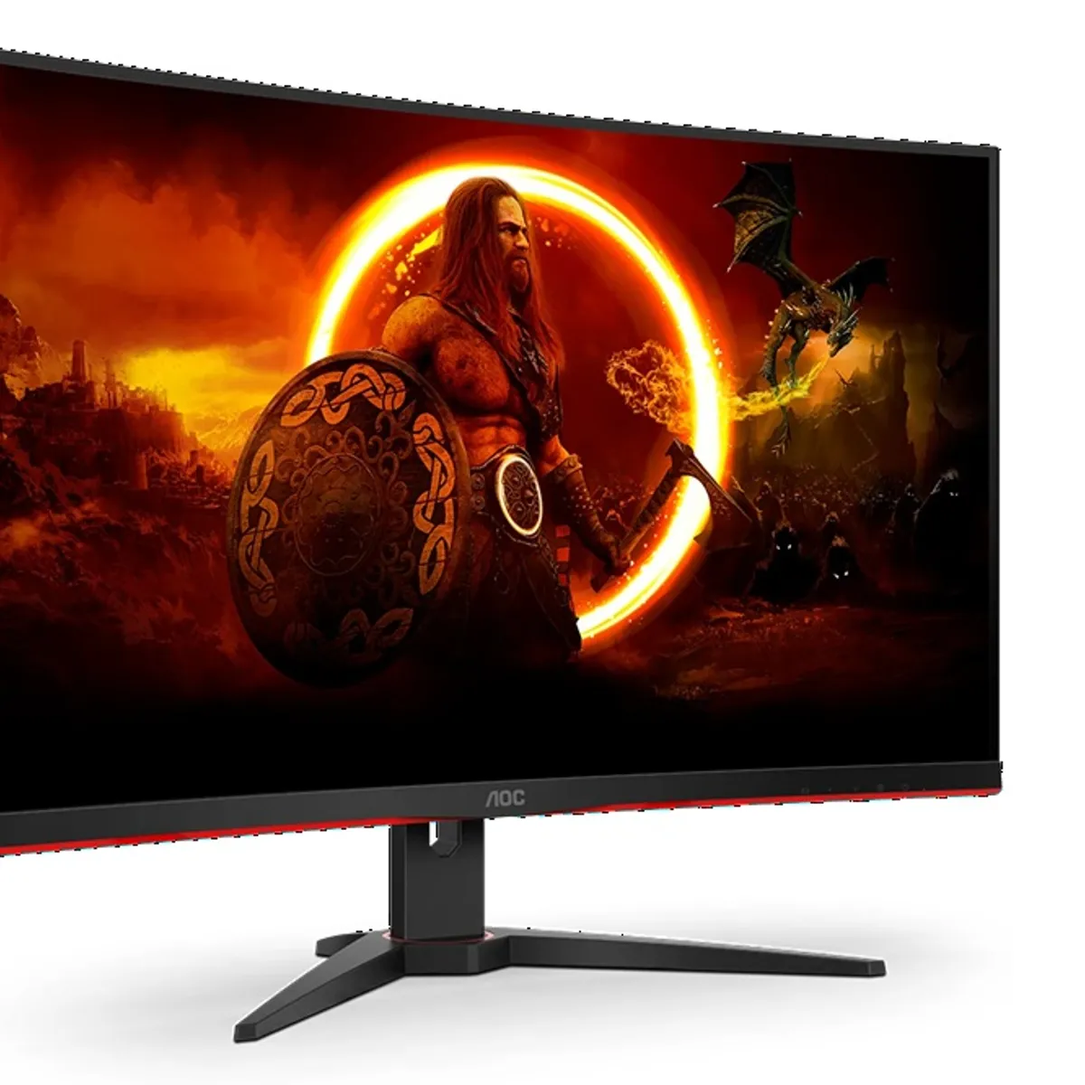 AOC - MONITOR GAMER 32" / VA CURVO /  240HZ / 1MS