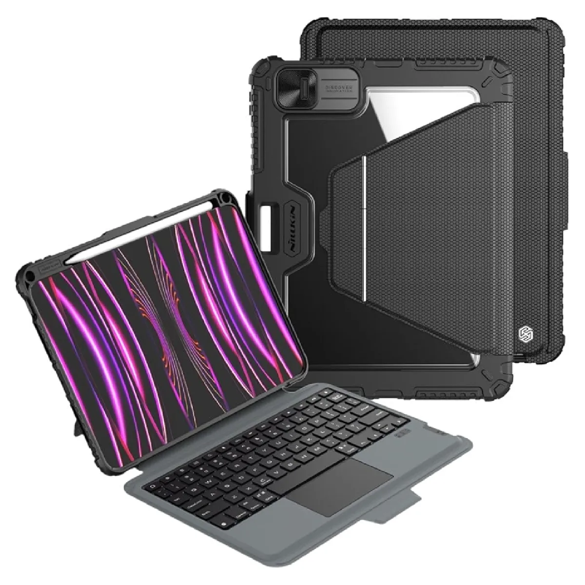 NILLKIN - Funda con Teclado para iPad Pro 11 (2025-24) Nillkin Bumper Link