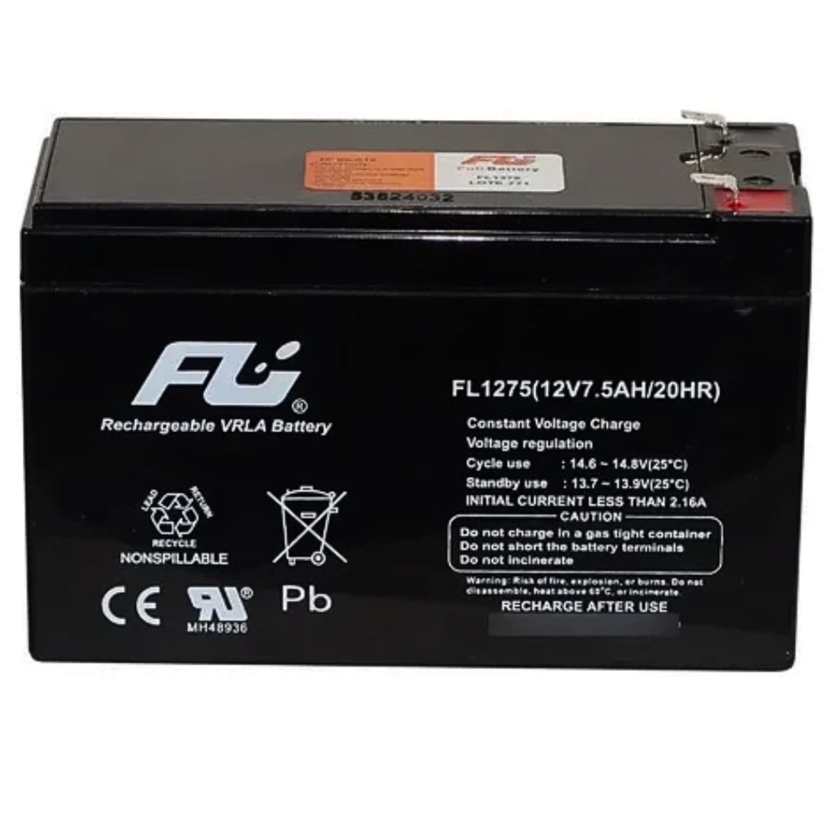 FULIBATTERY - BATERIA SECA 12V 7AH KAISE