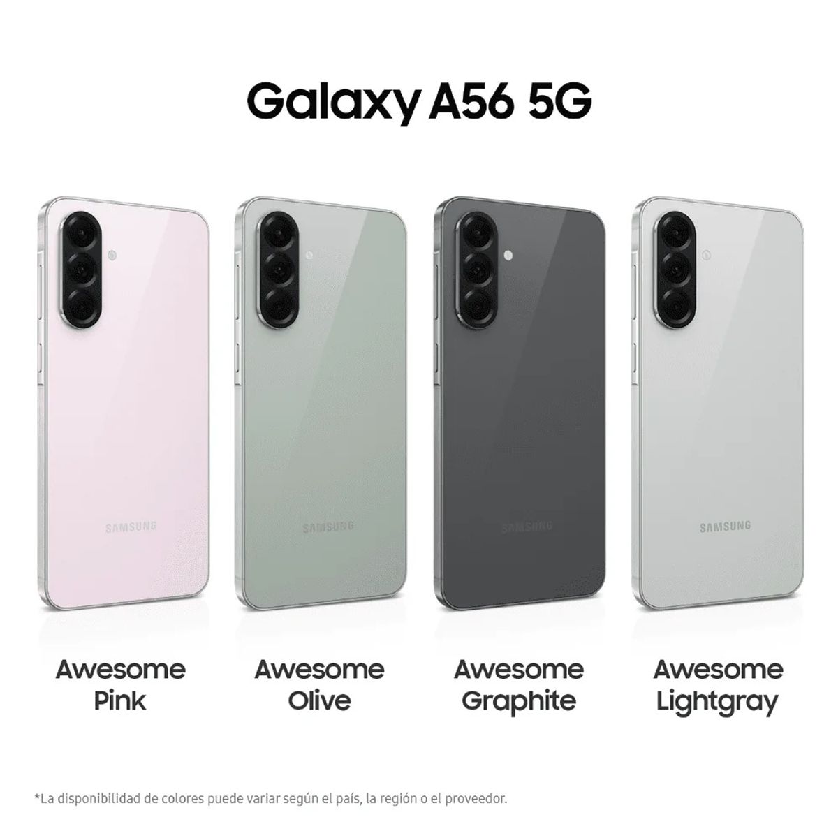 SAMSUNG - Celular Samsung Galaxy A56 5G 256GB 8GB RAM LIGHTGRAY