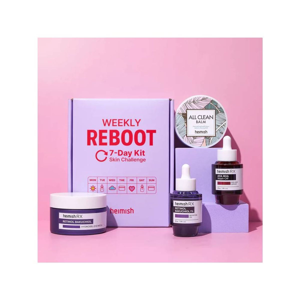 MEDICUBE - Heimish Weekly Reboot Kit Facial Coreano 7 Días