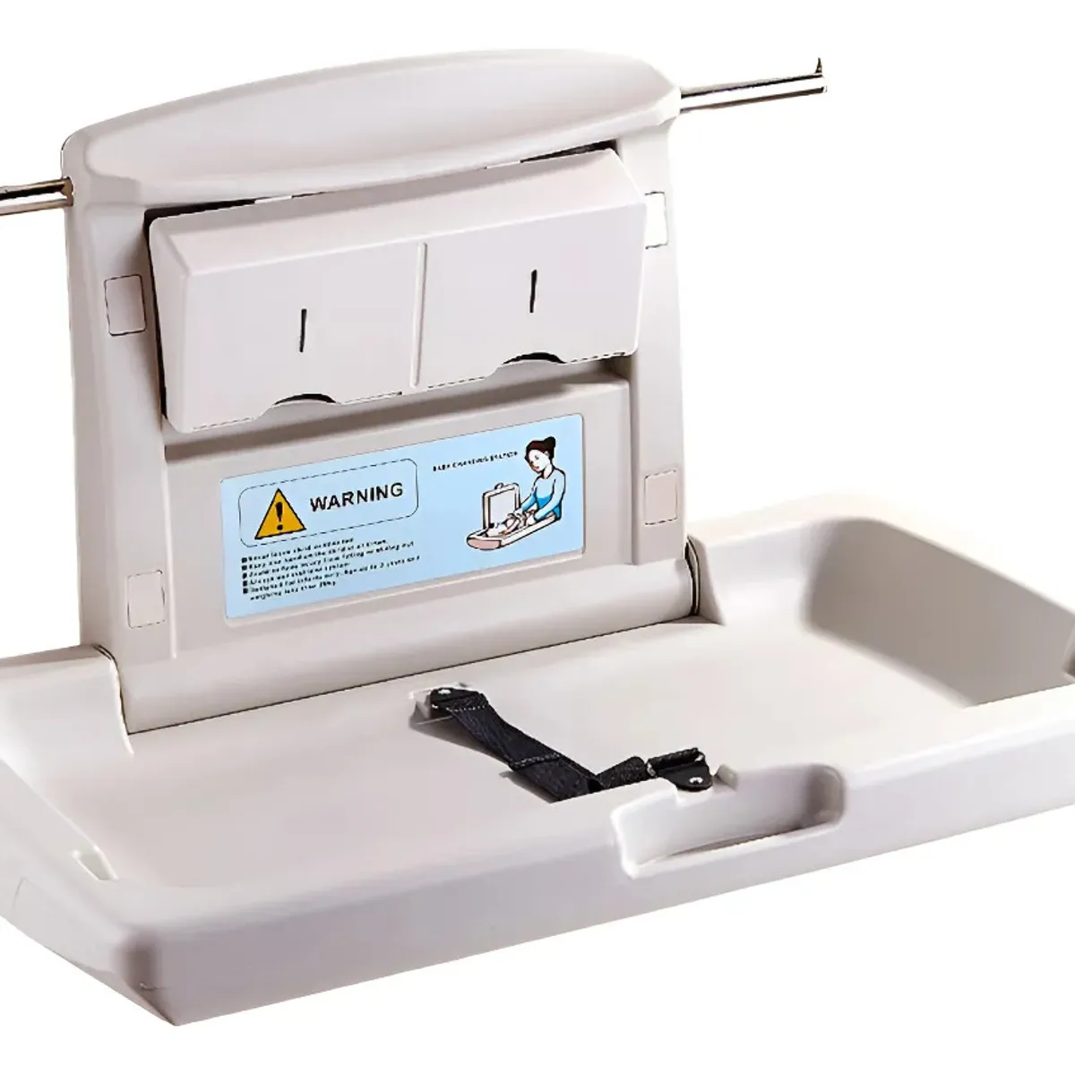 BLLOQ - Cambiador Mudador De Pañales De Bebé Horizontal Baño