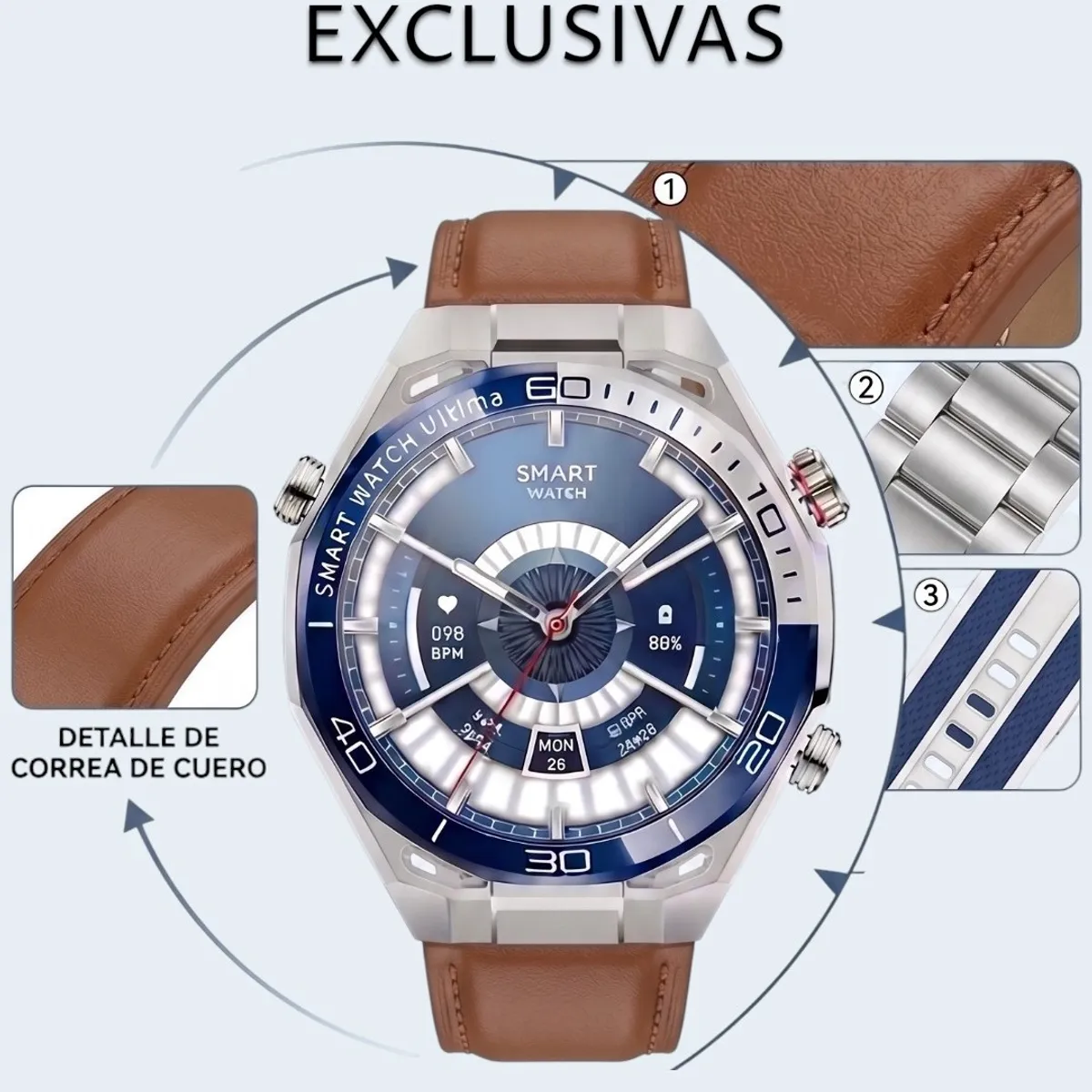 MTF - Reloj inteligente resistente al agua.