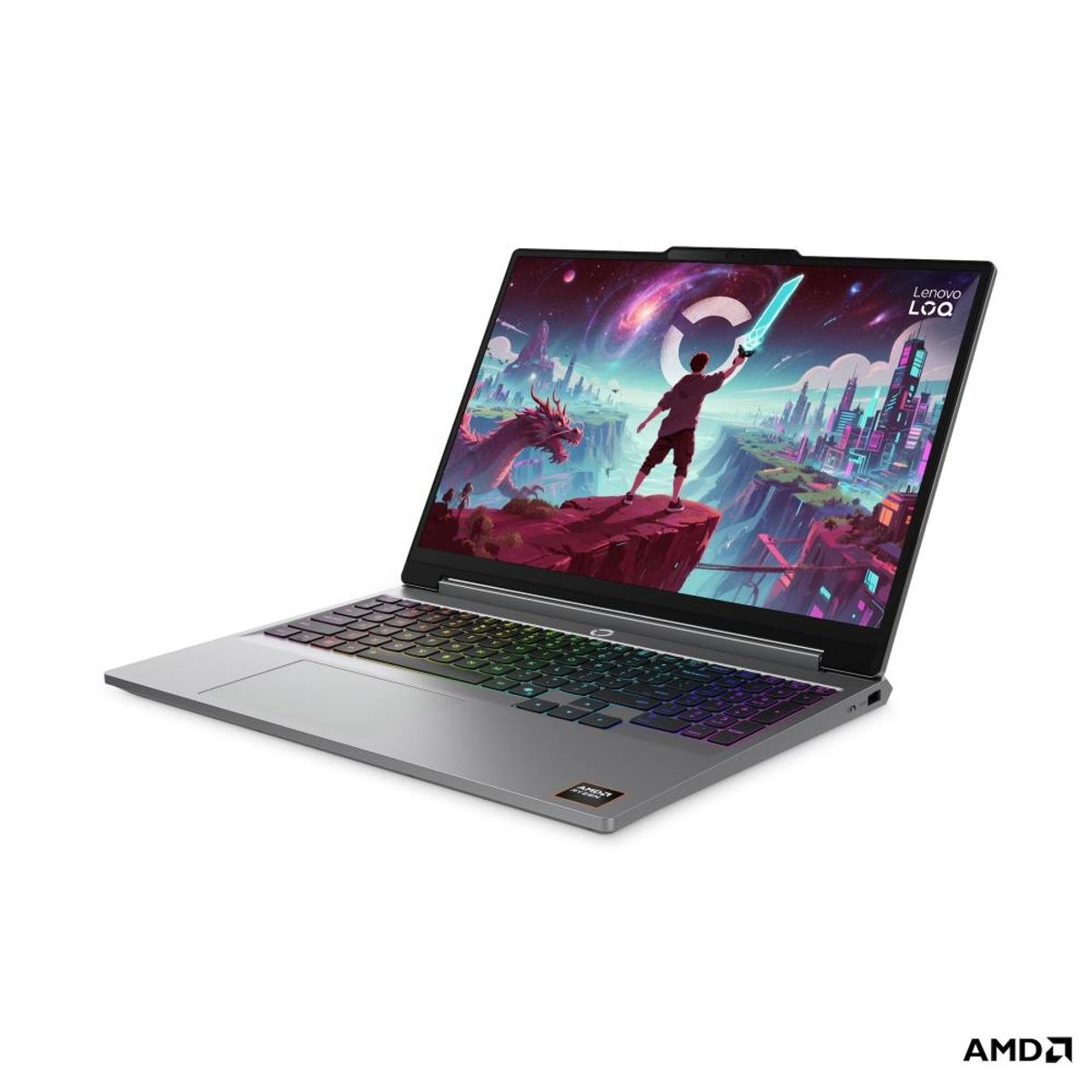 Lenovo - Portátil Gaming Lenovo LOQ AMD Ryzen 7 NVIDIA RTX 5060 8GB
