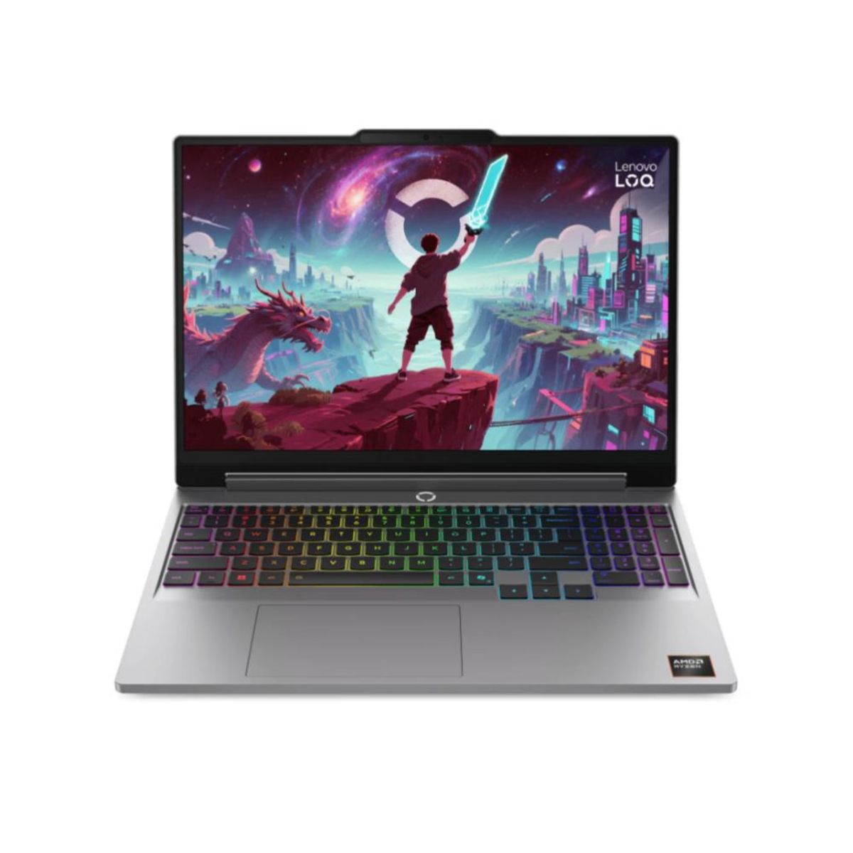 Lenovo - Portátil Gaming Lenovo LOQ AMD Ryzen 7 NVIDIA RTX 5050 8GB
