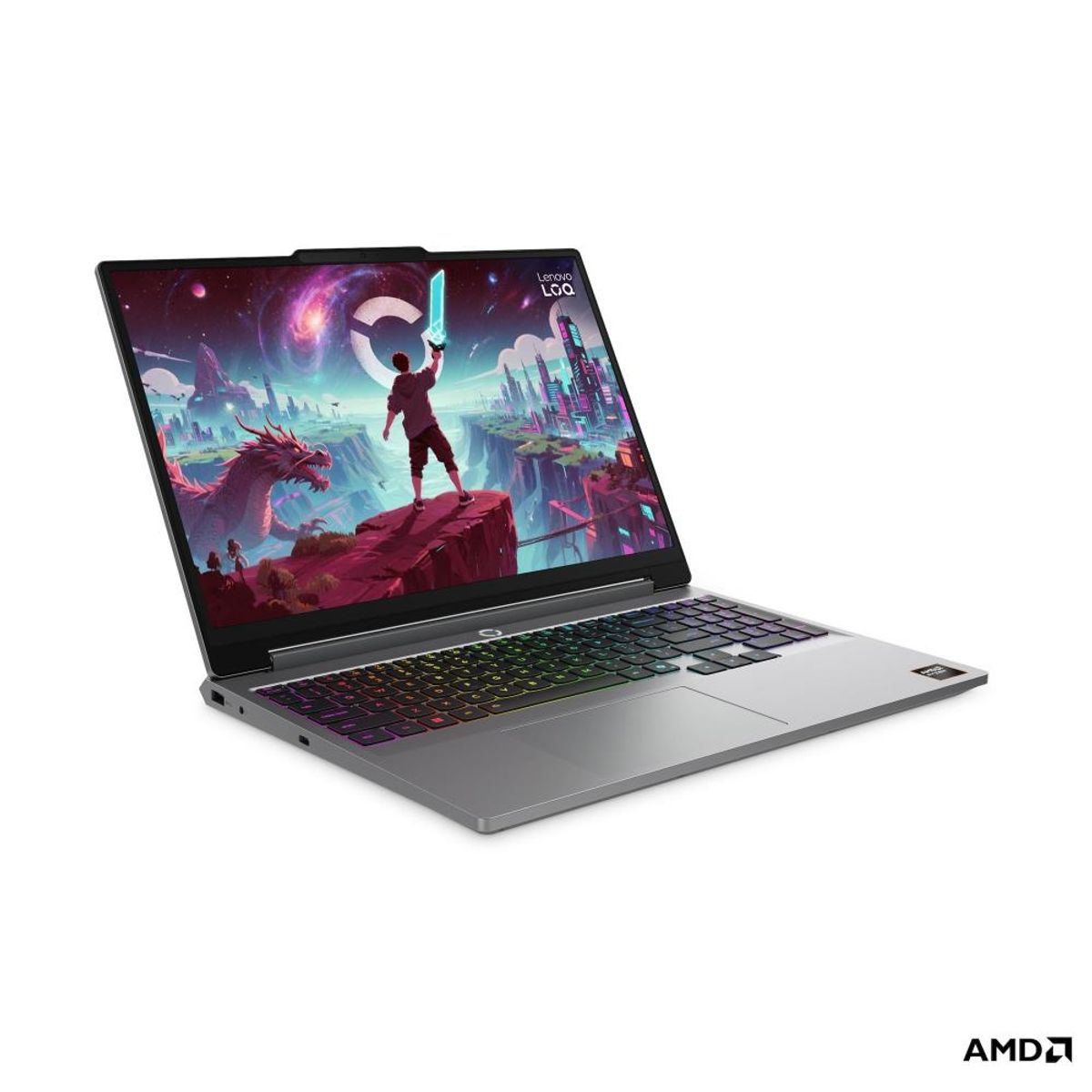 Lenovo - Portátil Gaming Lenovo LOQ AMD Ryzen 7 NVIDIA RTX 5050 8GB