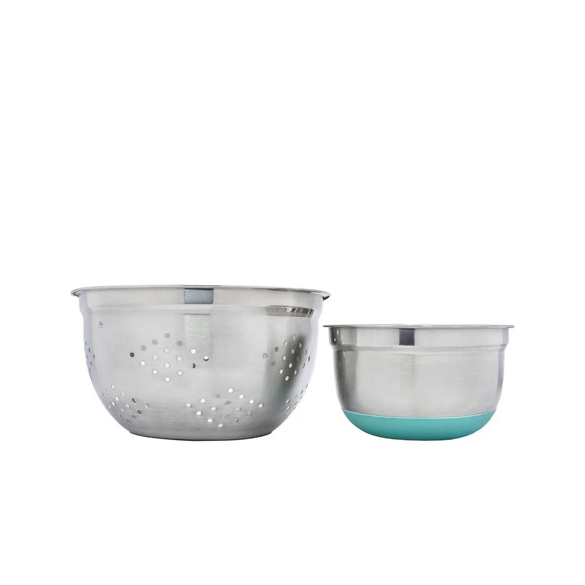 TEZZIO - Set De 10 Piezas En Acero Inoxidable 4 Bowls Con Tapa Y 2 Coladores Tezzio - TH-00671