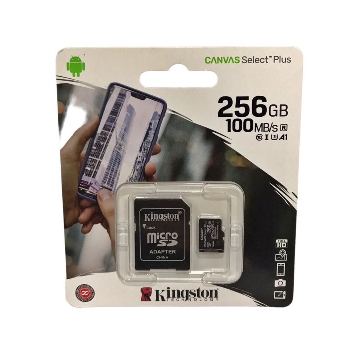KINGSTON - Memoria Micro Sd Kingston 256gb Canvas Select Plus Class10