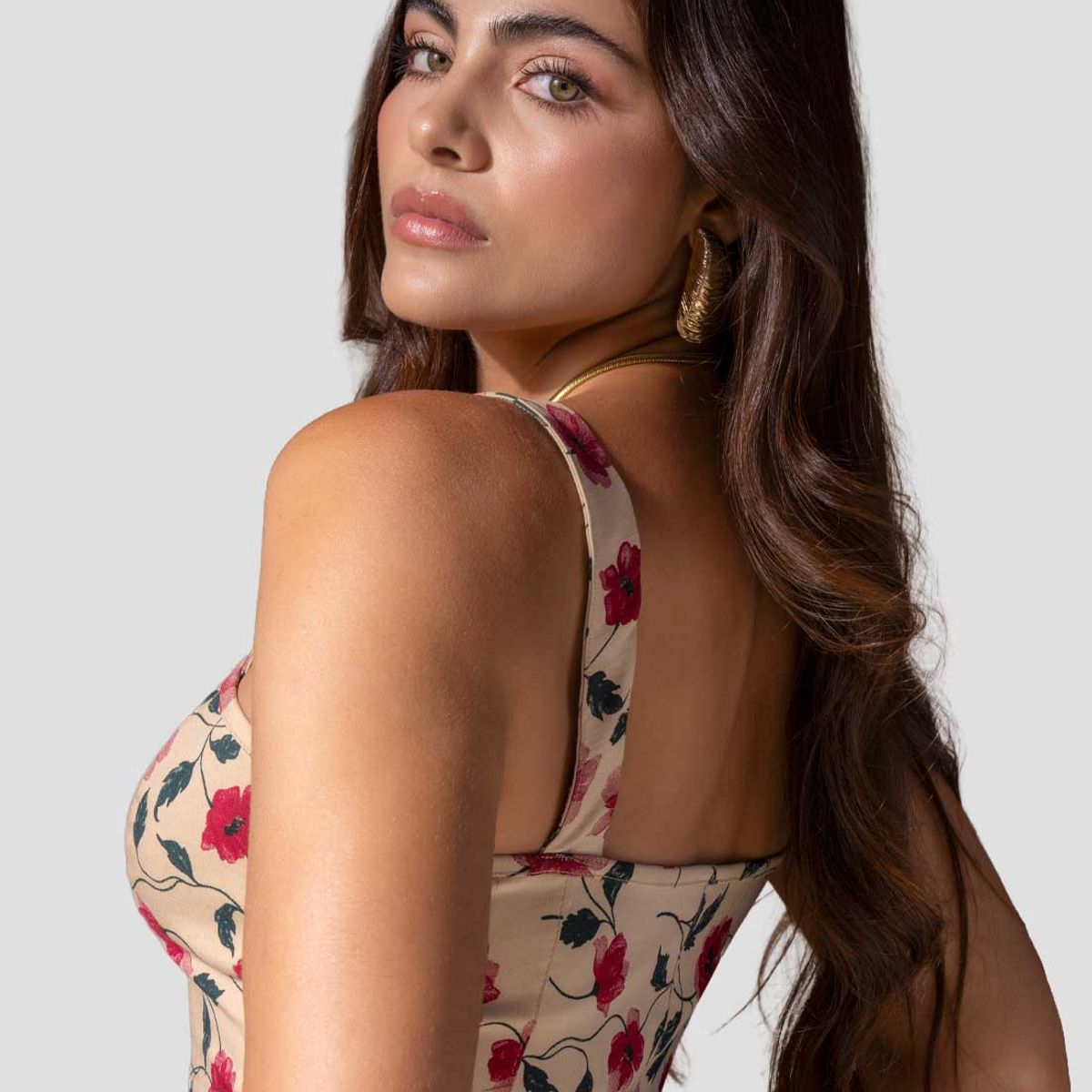 FORMAS INTIMAS - Corset Mujer Estampado Mp 114998