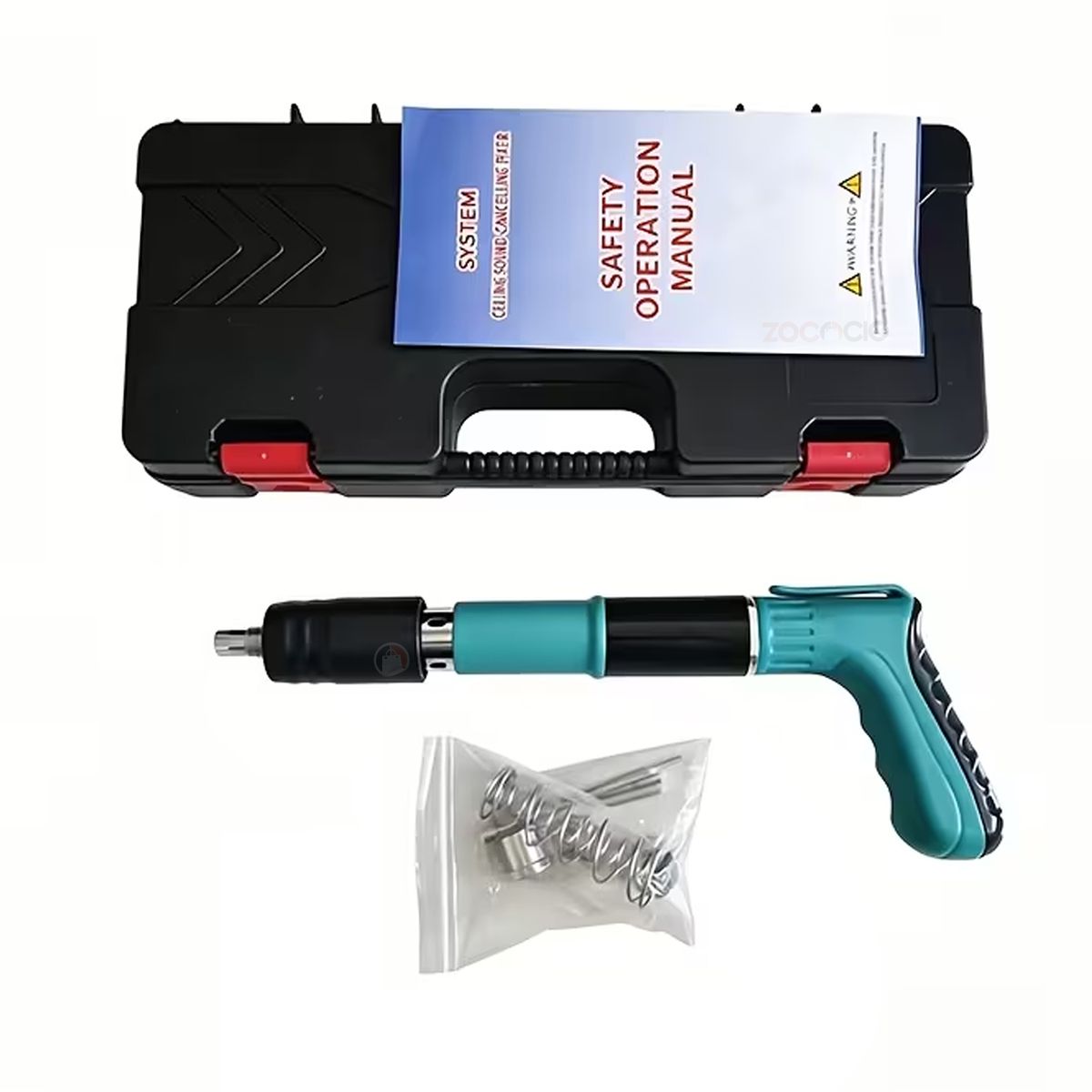 ZOCOCIO - Mini Pistola De Clavos De Acero Manual Fijacion De Clavos