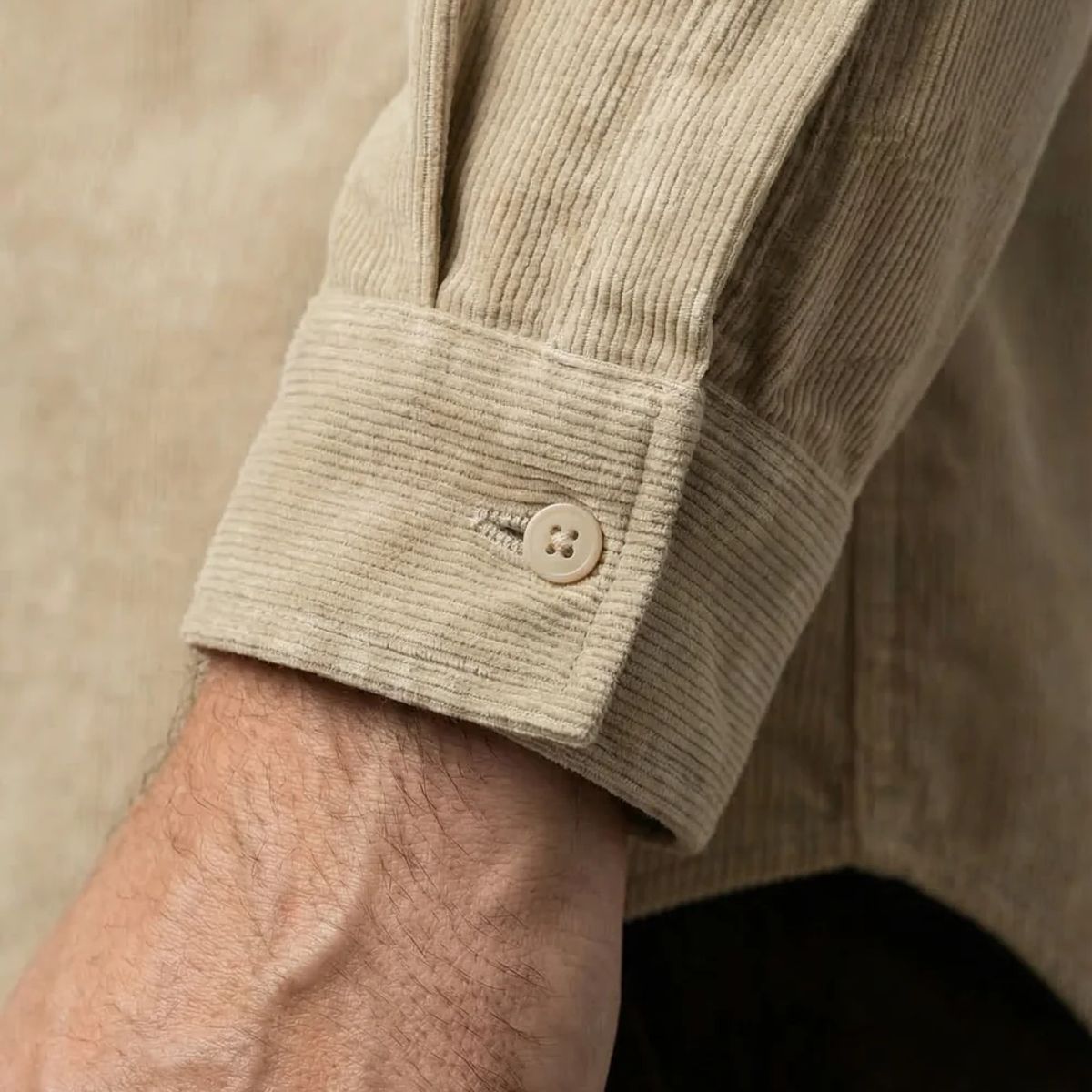 BELIFE - Chaqueta casual arena para hombre