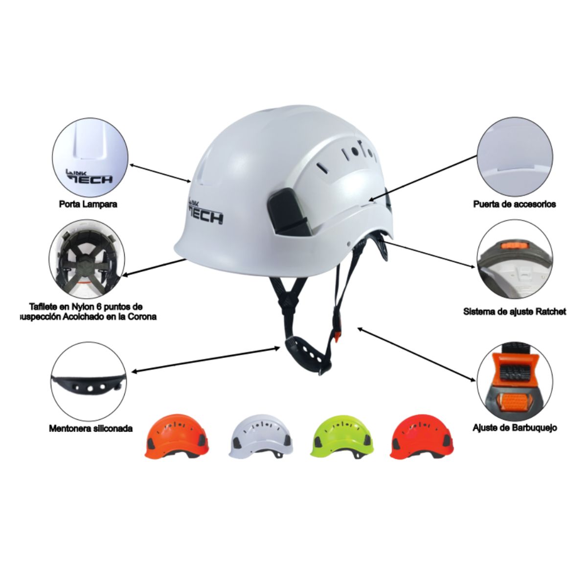 LINKON - Casco de Rescate LINKTECH