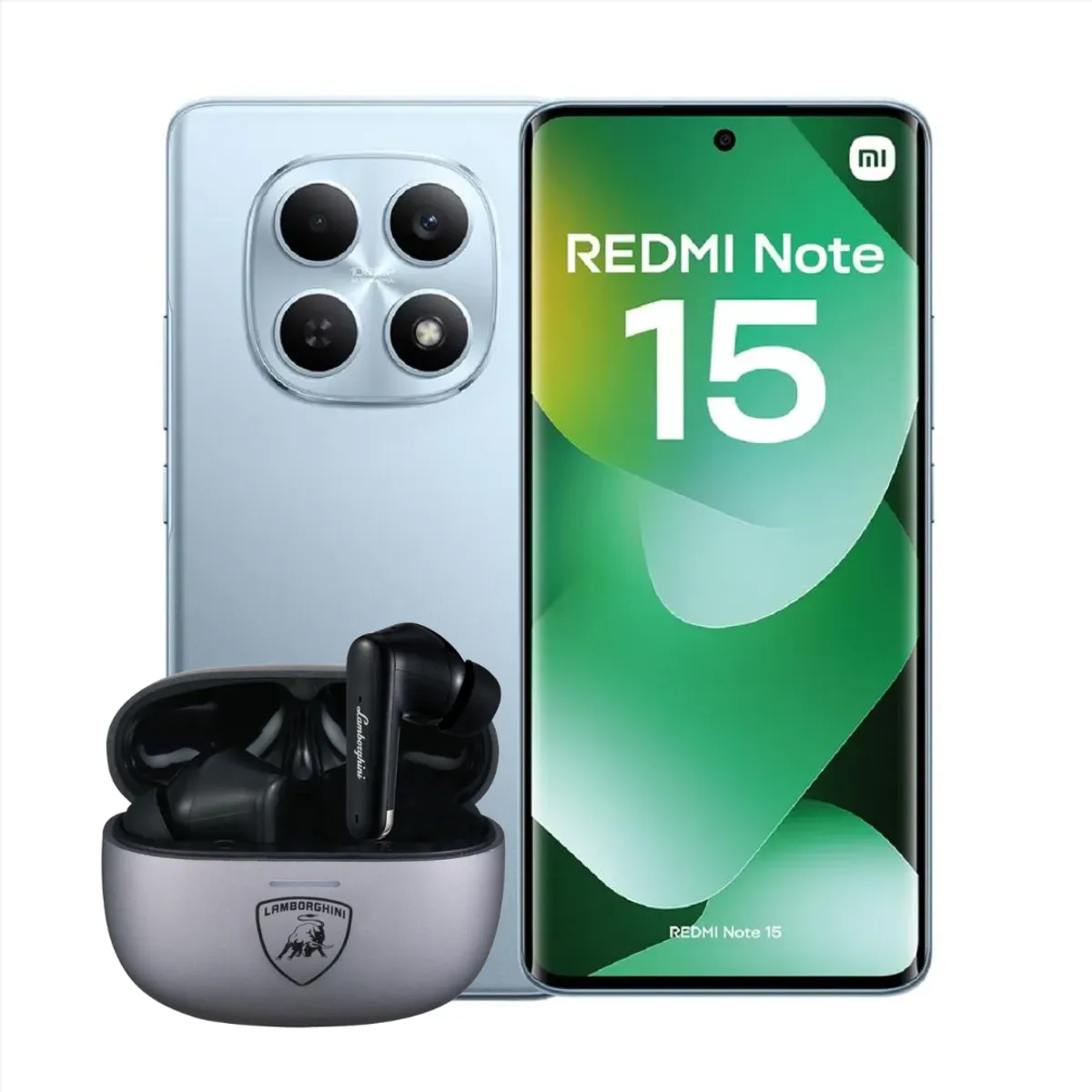 XIAOMI - Celular XIAOMI Redmi Note 15 6Gb Ram 128Gb Azul + Obsequio Audifonos Lamborghini