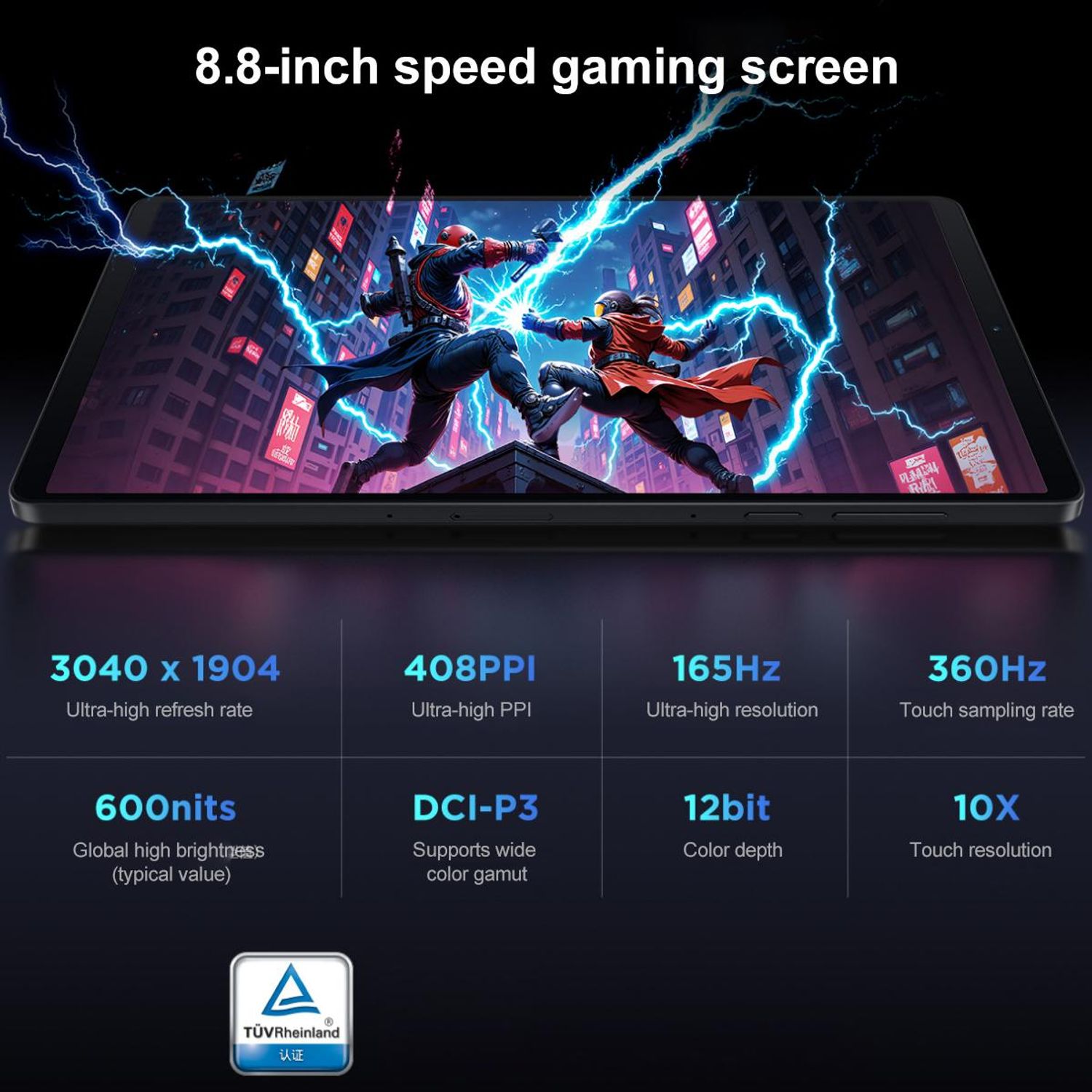 Lenovo LEGION Y700 Gen4 Tablet Gaming 8.8 16GB 512GB Android 15