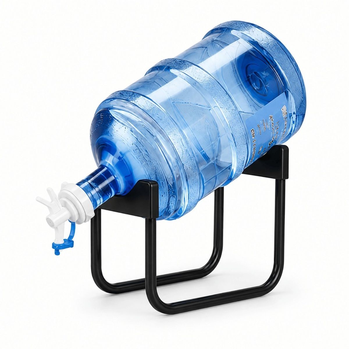 GENERICO - Soporte Metálico Para Botellón De Agua Con Boquilla Dispensadora