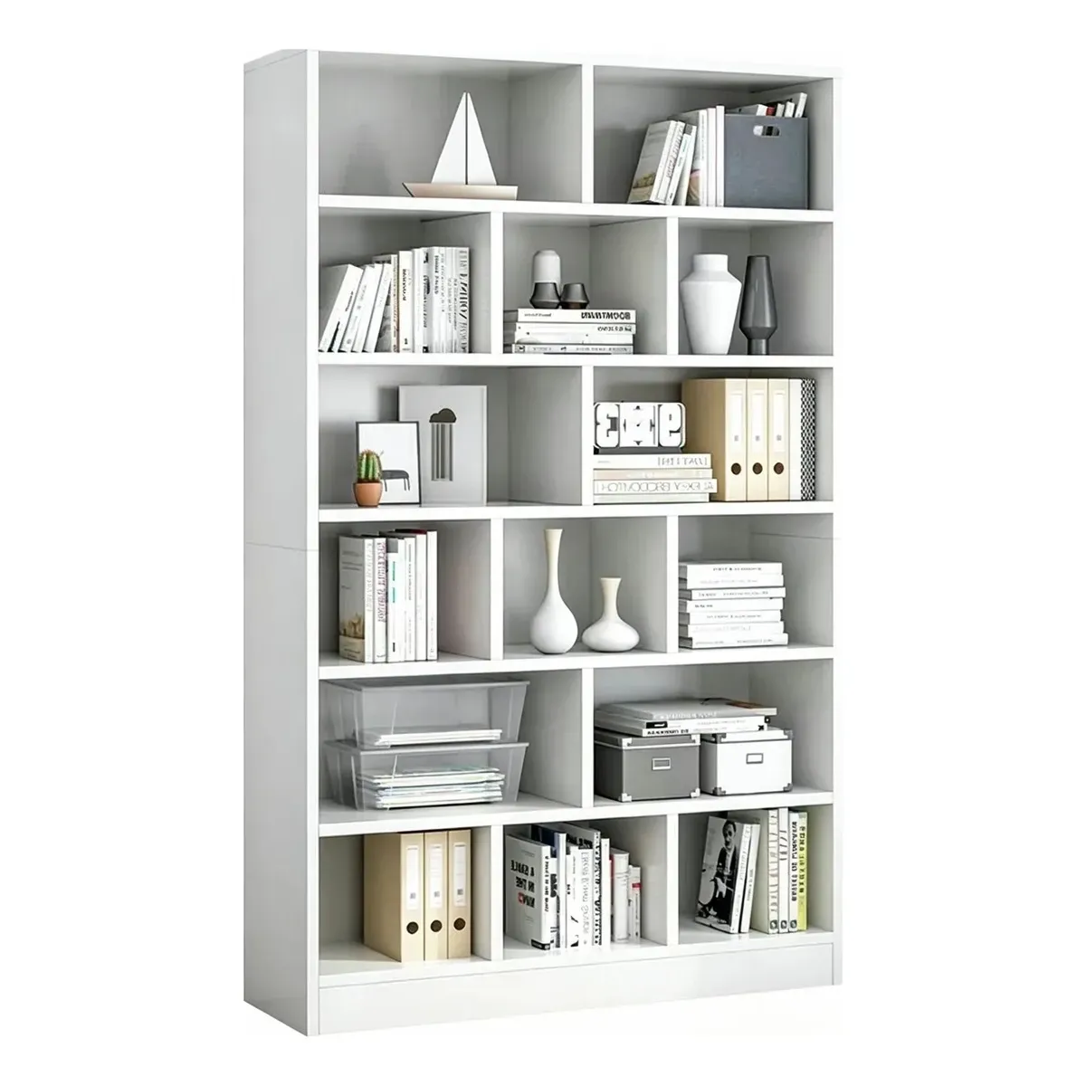 ANYHOGAR - Estante Librero Organizador Oficina 180x100x24cm