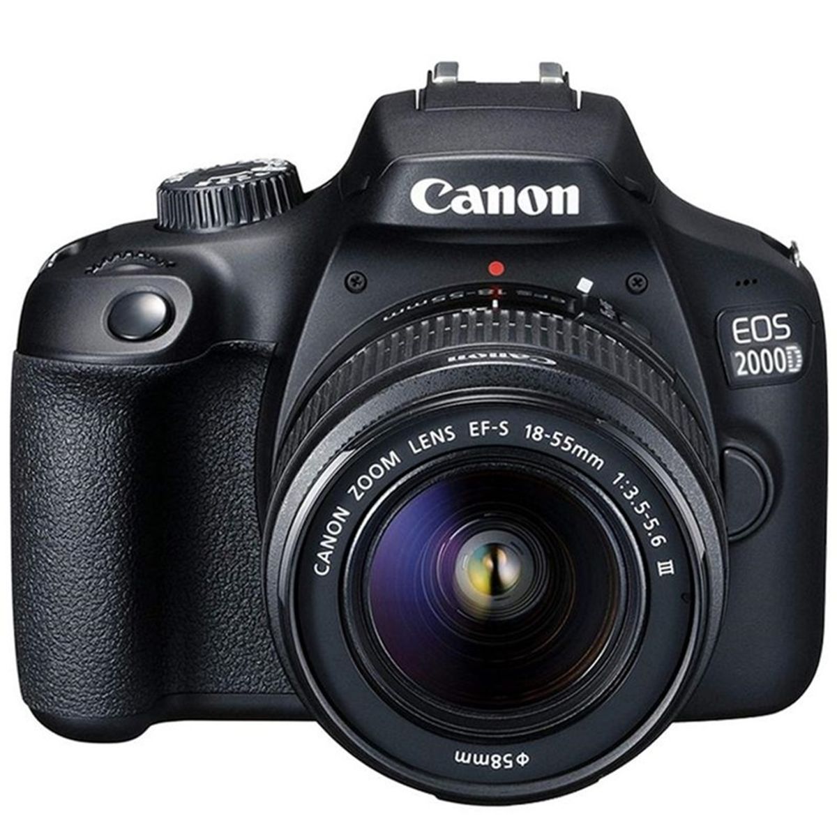 CANON - Cámara Reflex Canon Eos 2000d Dslr con lente 18-55 mm. Color Negro