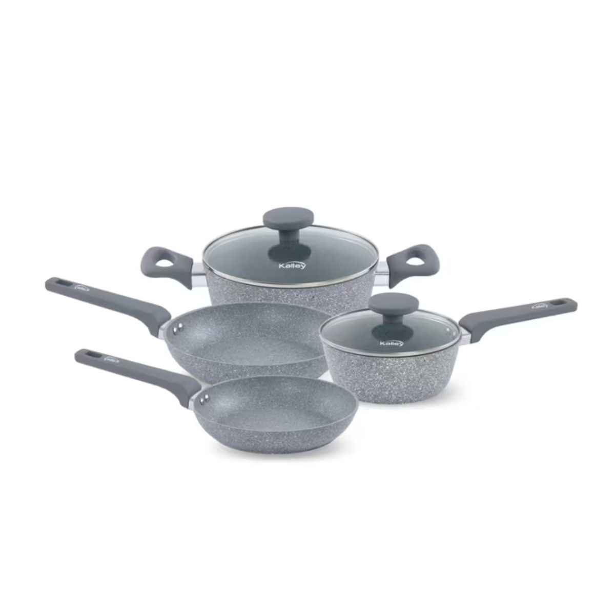KALLEY - Batería de Cocina K-JOAF Kalley 6 Piezas Antiadherente