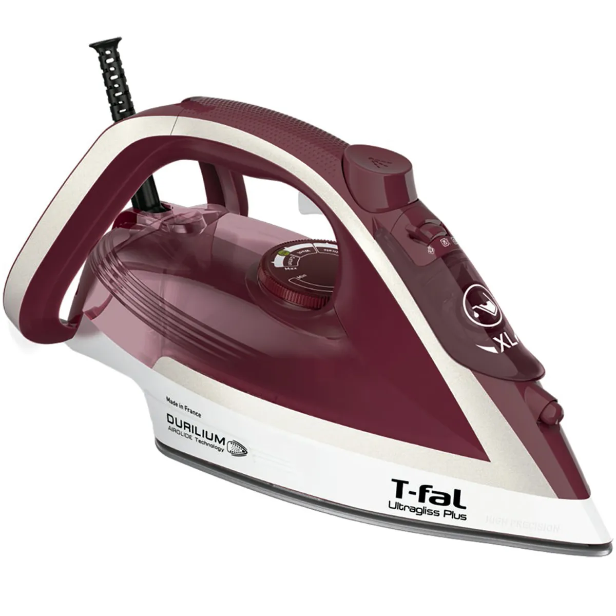 T-FAL - Plancha De Vapor T-FAL Ultragliss Plus con Suela Durilium Airglide