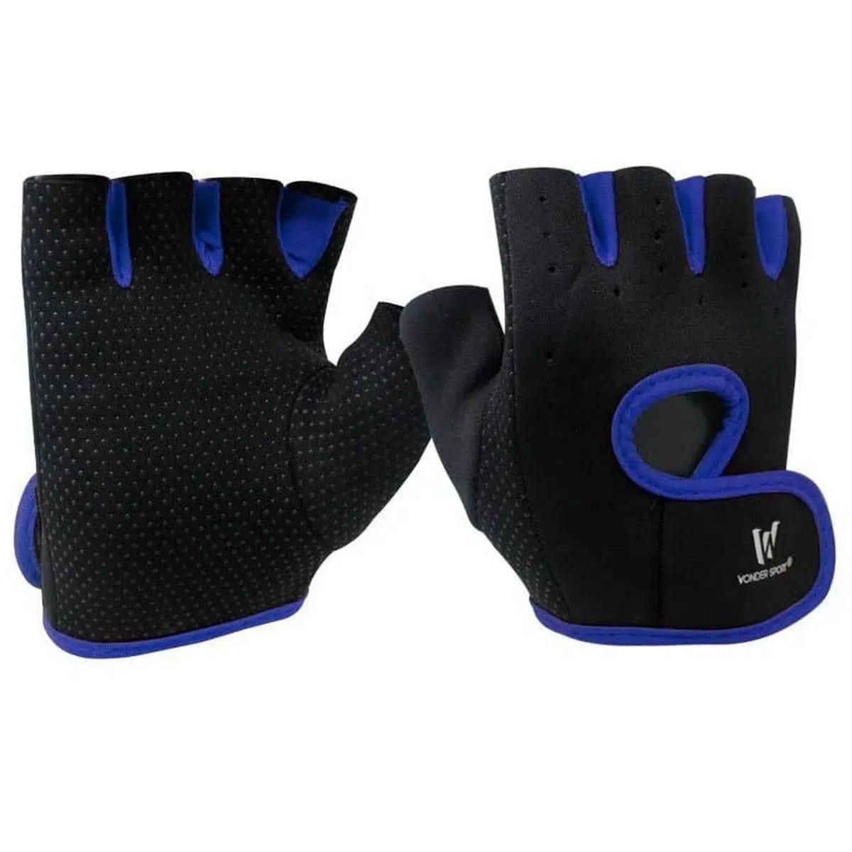 WONDER SPORT - Guantes de Gimnasio Velcro Sport Morado