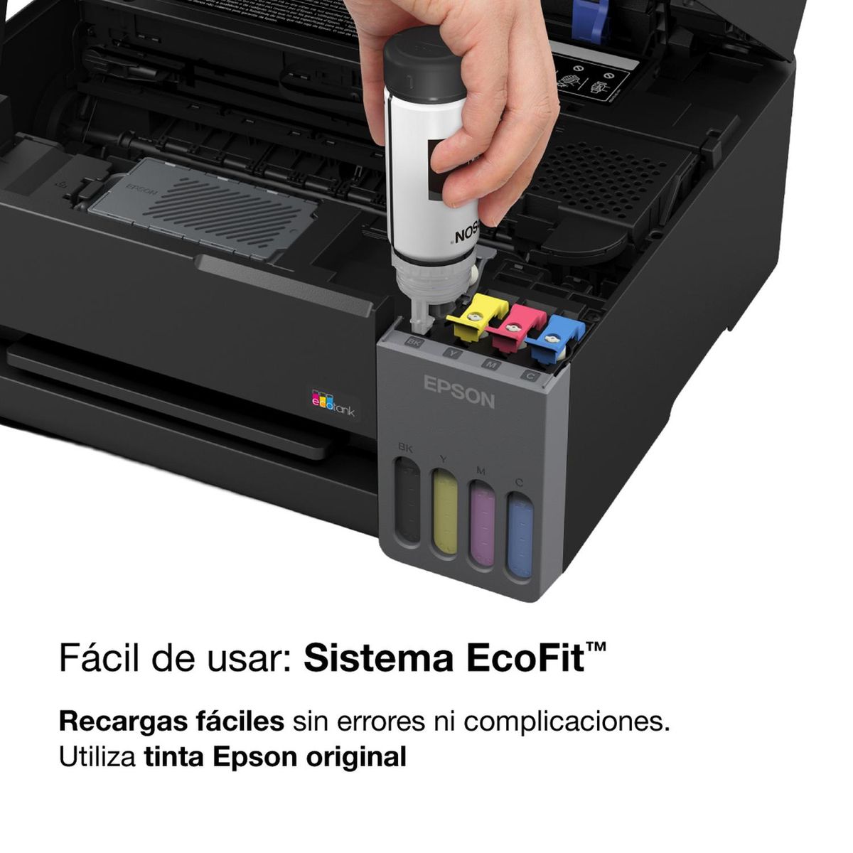EPSON - Impresora Multifuncional Epson EcoTank L3351 a color inalámbrica Negra y Gris