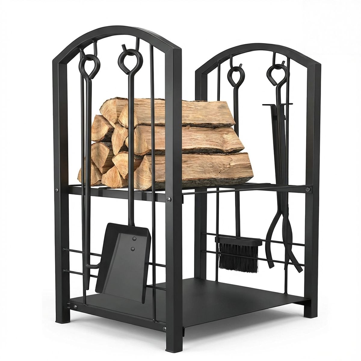 ANYHOGAR - Leñero Con Accesorios Bighouse