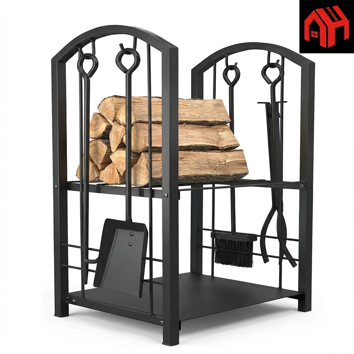 ANYHOGAR - Leñero Con Accesorios Bighouse