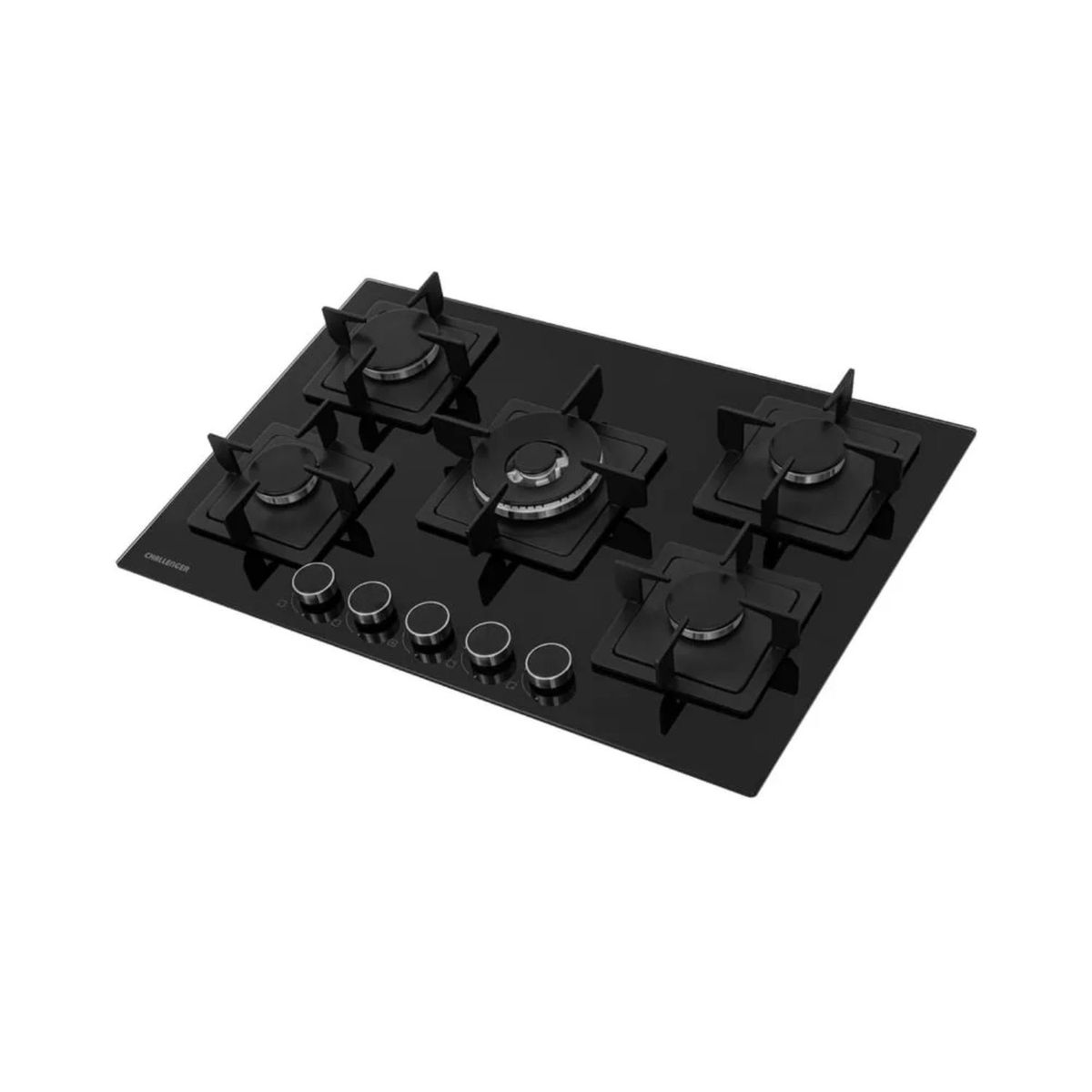 CHALLENGER - Estufa CHALLENGER 76cm 5 Puestos Gas Natural SAU 6771 Negro