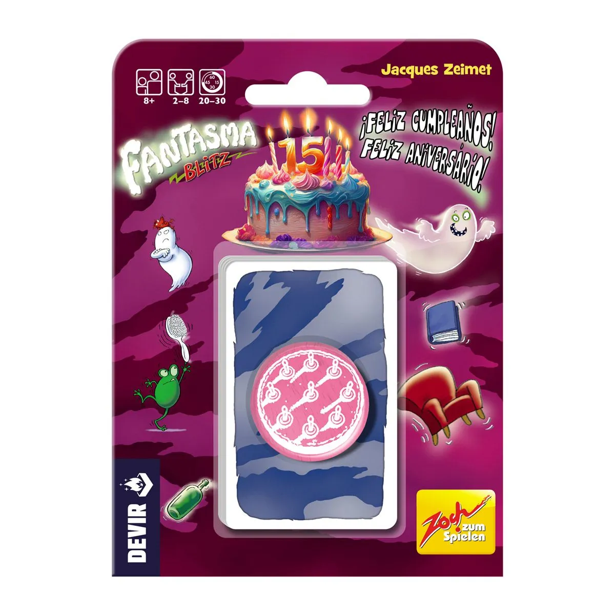 DEVIR - Juego De Mesa Fantasma Blitz ¡feliz Aniversario Adultos