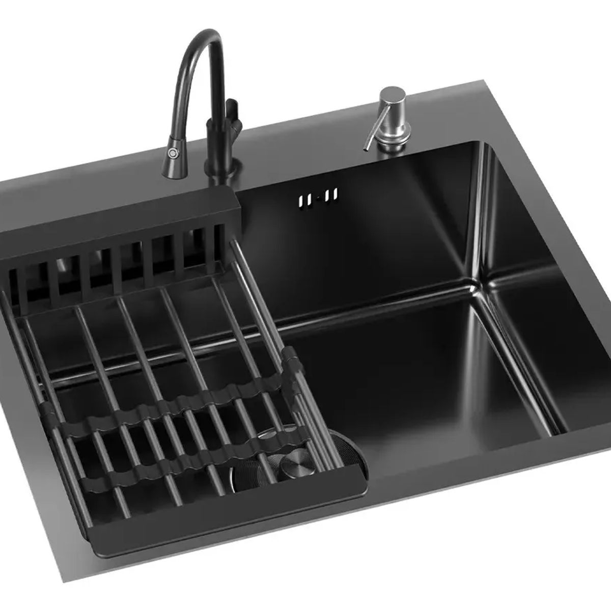 U BUY - Lavadero De Cocina Empotrable 50x45cm Con Accesorios