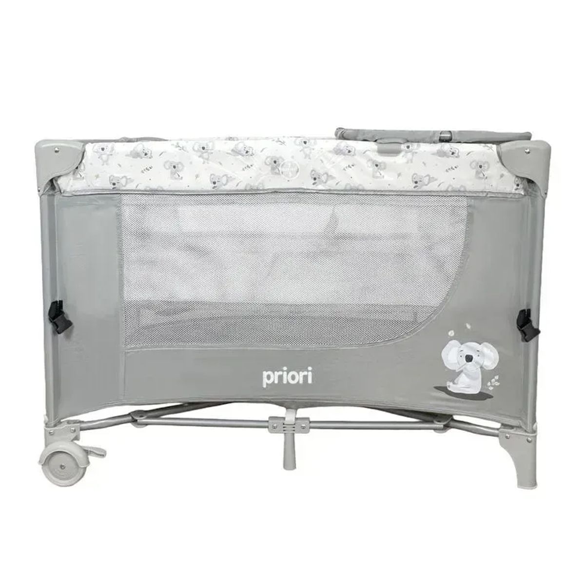 PRIORI - Cuna corral colecho Con Cambiador Madison New Gris