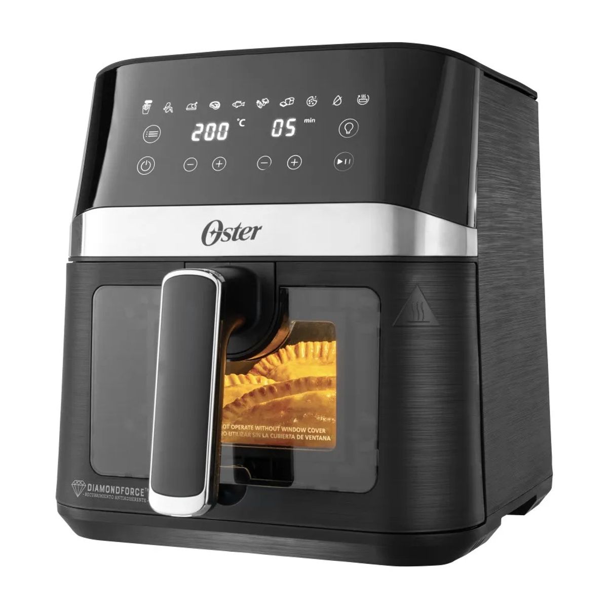 OSTER - Freidora De Aire Oster 4 Litros Digital CKSTAF40WDDL Con 10 Programas Automáticos