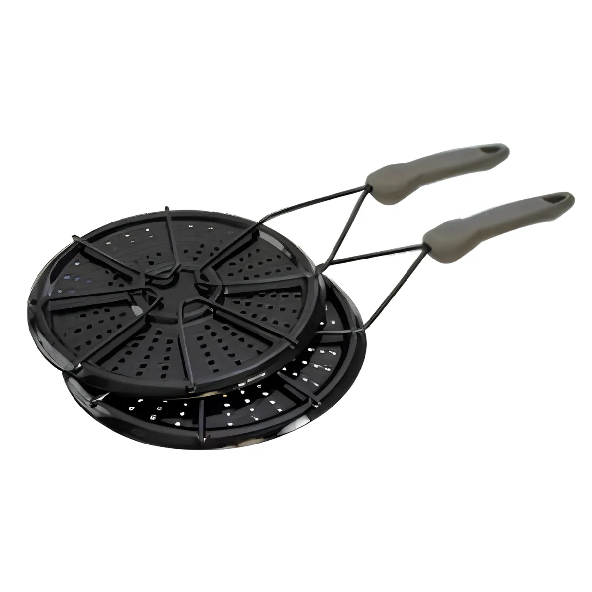 KALLEY - Parrilla Arepas KALLEY x2 Antiadherente Acero