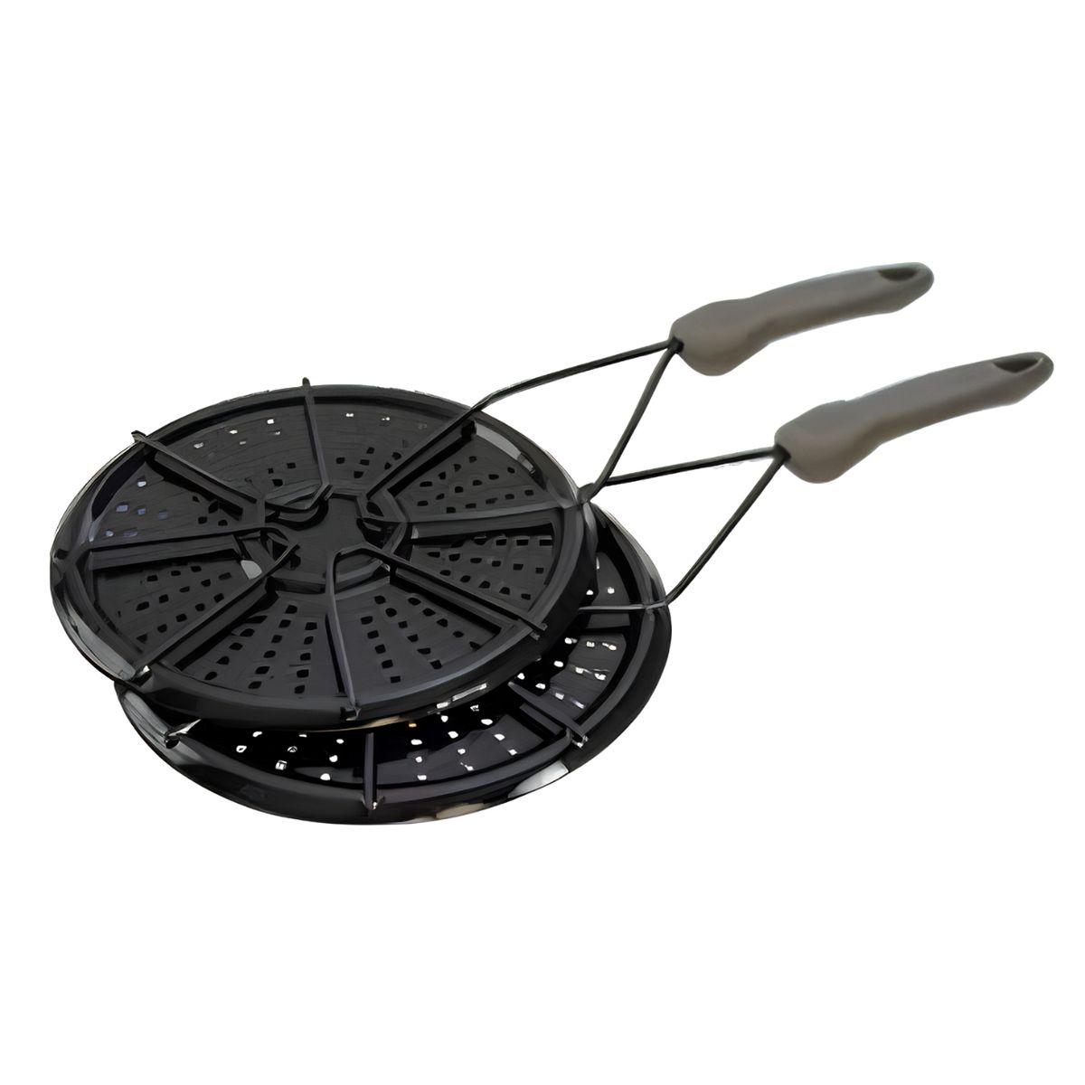 KALLEY - Parrilla Arepas KALLEY x2 Antiadherente Acero