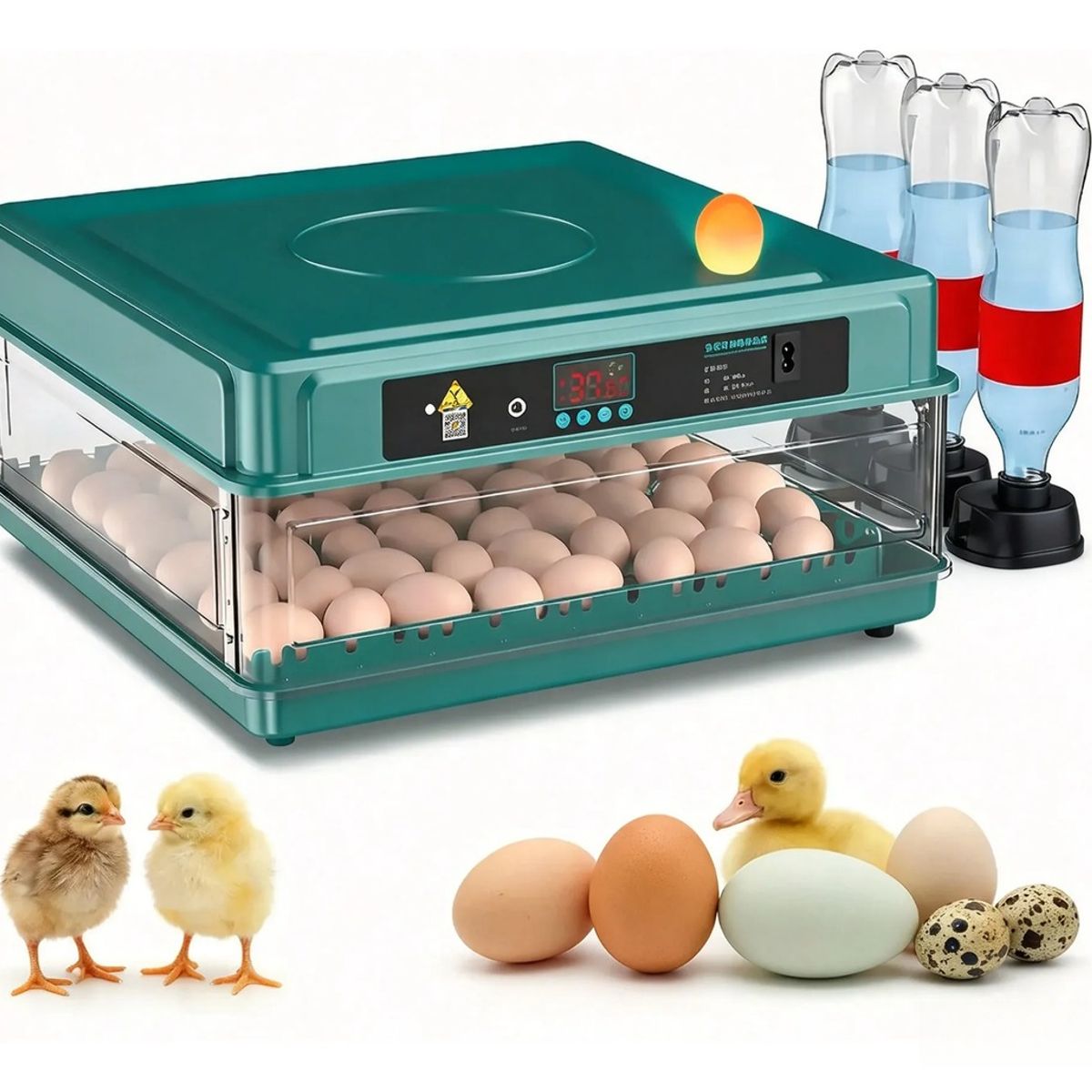 METEX - Incubadora Huevos L48 165cm X 42cm 110v Verde