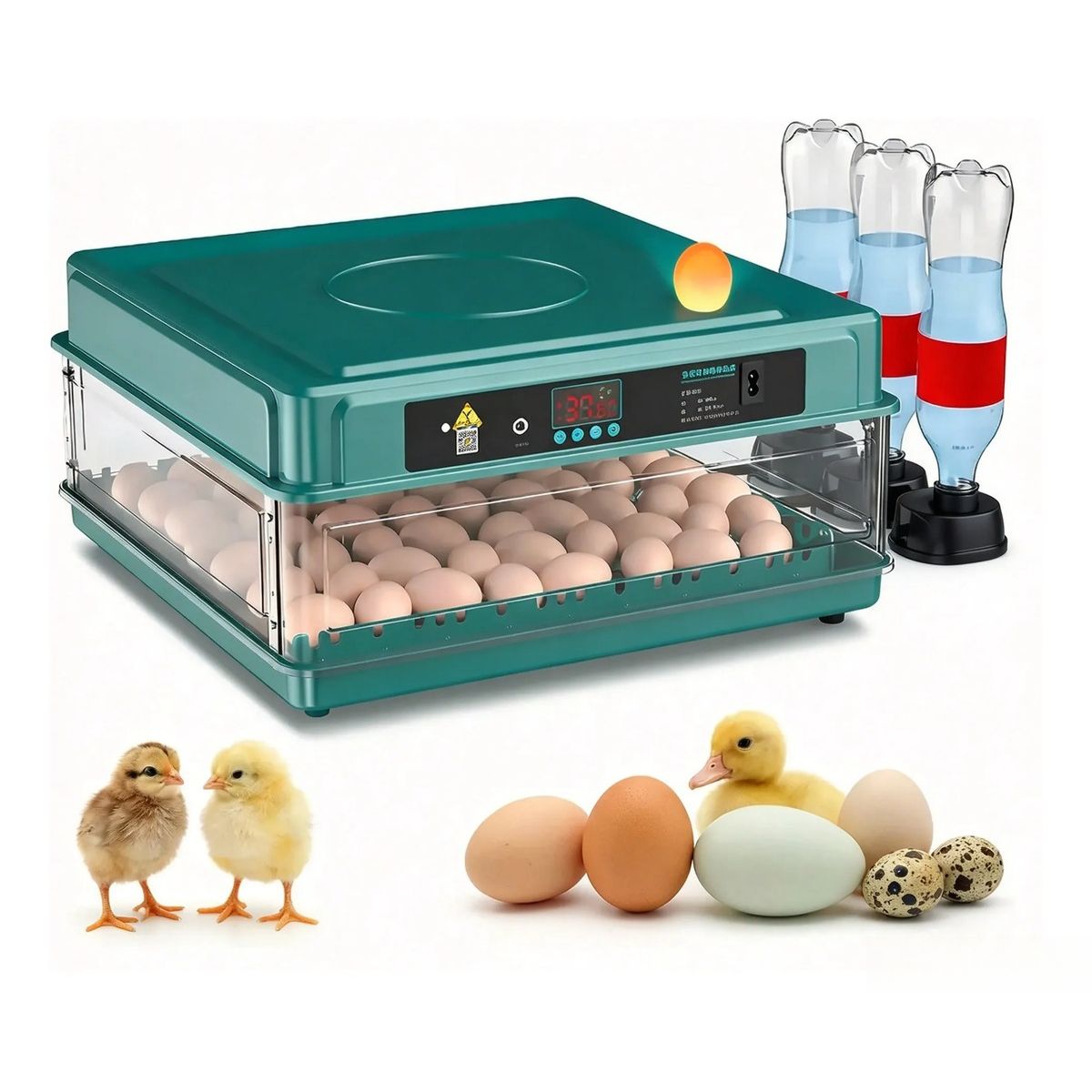 METEX - Incubadora Huevos L48 165cm X 42cm 110v Verde