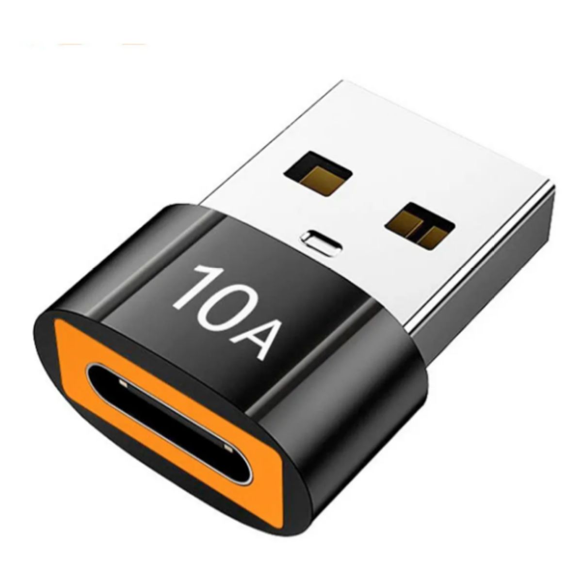 BOUN - Convertidor Original 10a Tipo C A Usb Macho Datos Alta Velocidad Color Negro