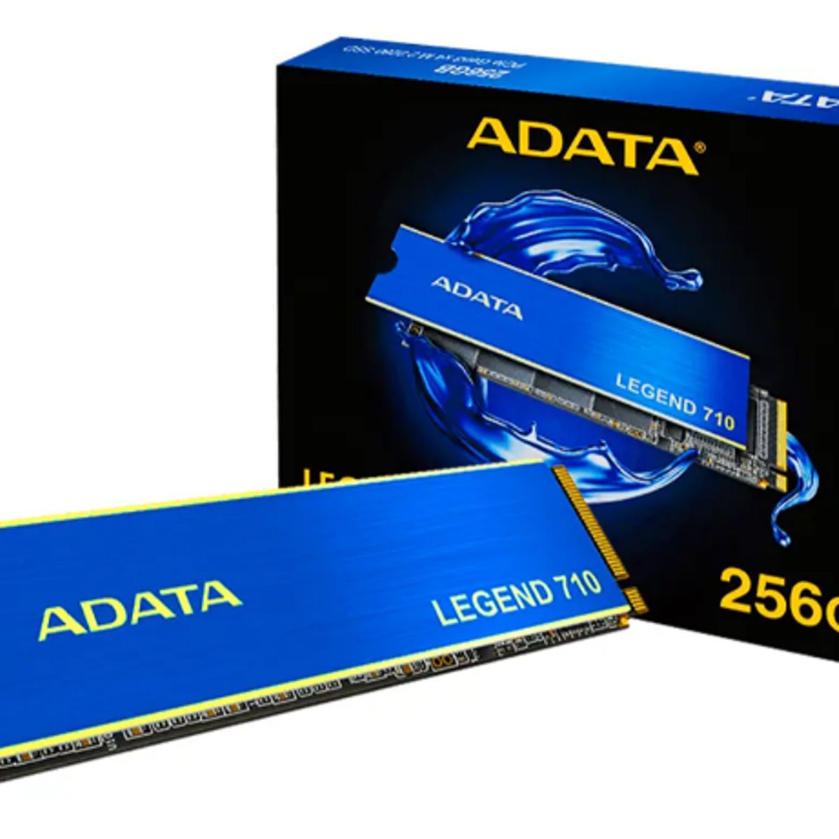 ADATA - Hd Solido Adata 256gb Legend 710 M.2 Nvme Pcie 2280 Color Azul