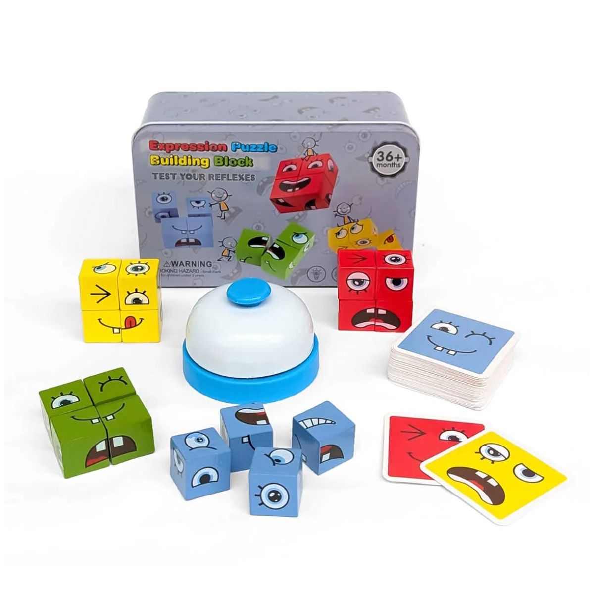 GENERIC - Juego Cubo Rubik Caritas Puzzle  Juguete  Didáctico
