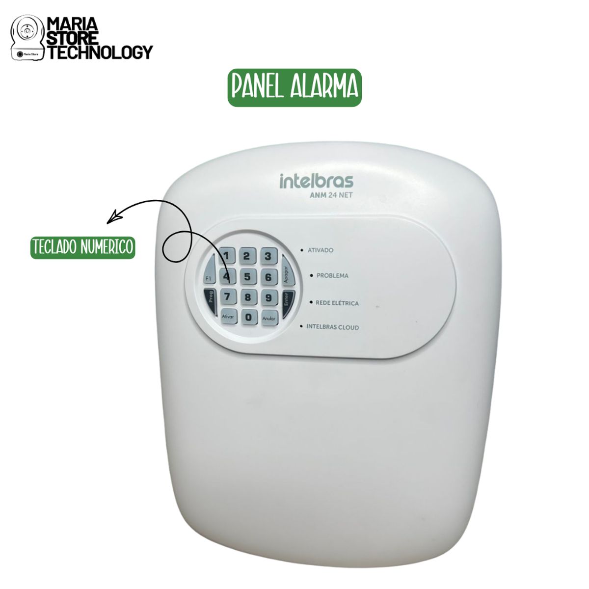 INTELBRAS - Alarma inalambrica ANM 24 NET automonitoreable intelbras, color blanca